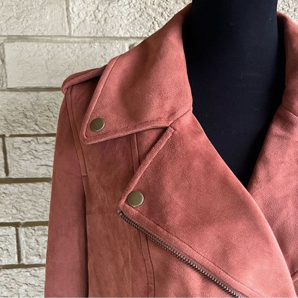 Women’s Bomber Moto Jacket Good Hart size Large NWOT - Picture 2 of 16